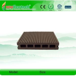 recycaled plastic wood flooring PE WPC long use life