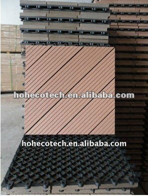 Wood Plastic composite wpc outdoor tile flooring