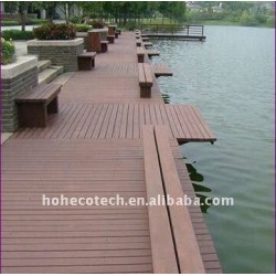 防水建物のdeckingの物質的なwpcの木製のプラスチック合成のdeckingは合成のプラスチックdeckingをタイルを張る