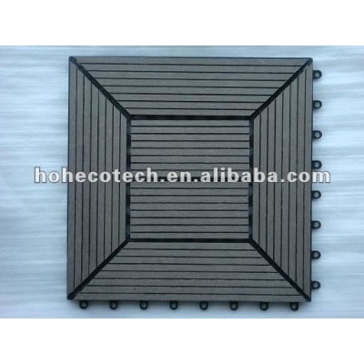 Wood Plastic composite wpc outdoor tile flooring