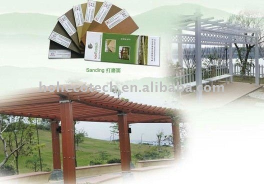 Legno e plastica pergolati/gazebo