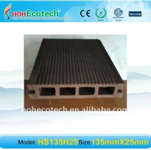 Plancher extérieur du Decking WPC de DECKING de wpc composé en plastique en bois de conseil