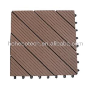hot sell wpc DIY tile wpc wood plastic composite hollow outdoor decking ASTM Rohs CE FSC approved