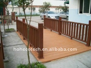 Easily installation and low maintenance wpc wood plastic composite decking tiles composite plastic decking