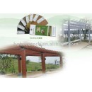 compuesto de madera pérgola patio
