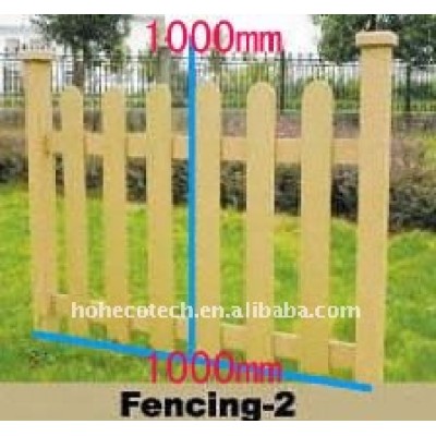 Huasu Wood plastic composite Fencing-garden furniture