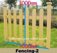 Huasu Wood plastic composite Fencing-garden furniture