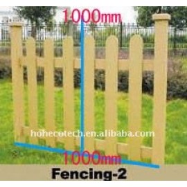 Huasu Wood plastic composite Fencing-garden furniture