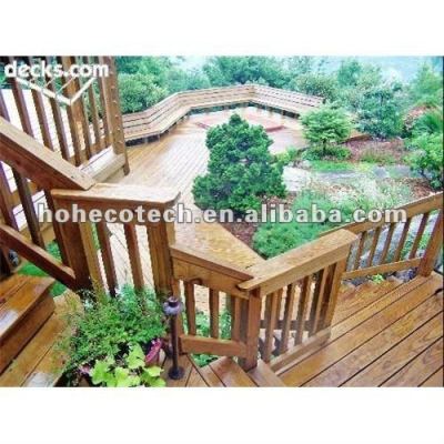 Water-proof, rot and crack resistance composite wooden stairs
