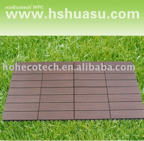 eco-friendly wood plastic composite decking DIY tile