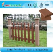 Decorative WPC fence wood/recycled plastic fencing
