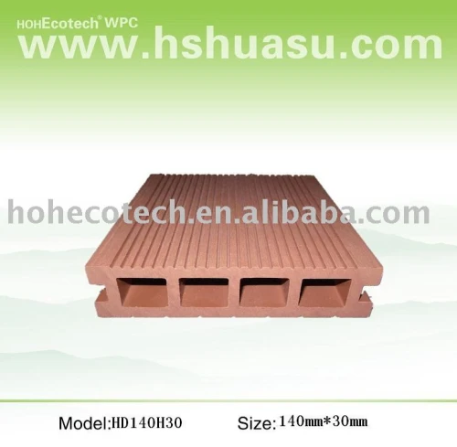 Wpc decking esterno ( iso9001, iso14001, rohs, ce )