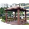 natural look patio pergola with wpc materials
