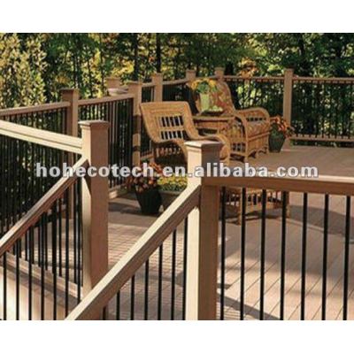 Recycled plastic wpc post and rail