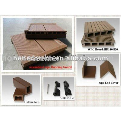 High Recycle,Fashionable europe standard outdoor wpc decking
