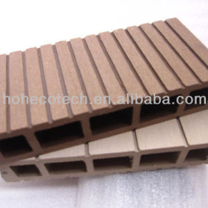 Anhui Ecotech WPC hollow outdoor decking 150*30mm CE Rohus ASTM ISO 9001 approved