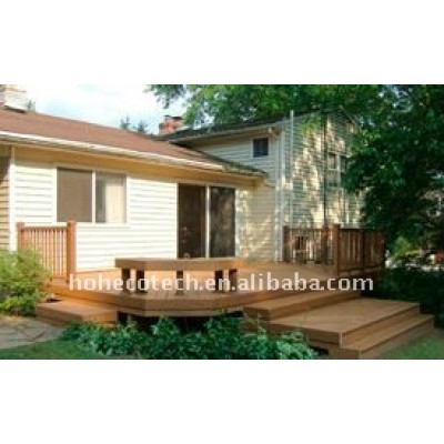 out door garden decoration Wood Plastic Composite decking/flooring outdoor wpc floor tile