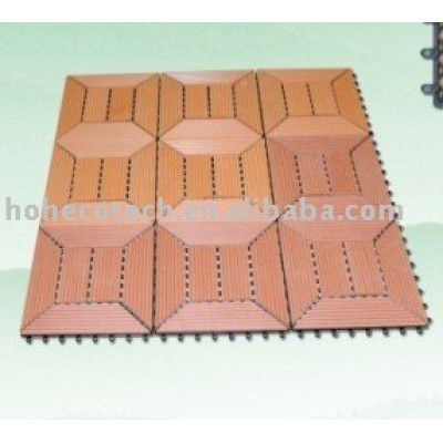 Interlocking and waterproof wpc DIY tiles