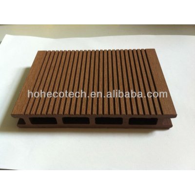 Anhui Ecotech 2013 new model wpc wood plastic composite hollow outdoor decking ASTM Rohs CE FSC approved