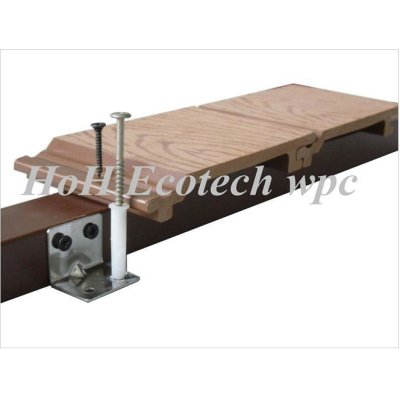 Assemble wood plastic composite wall panel (easy installation)