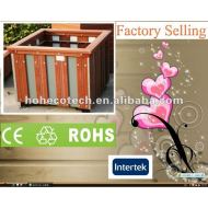 昇進! リサイクルされた防水装飾的なwpcの庭の花箱(セリウムRoHS)