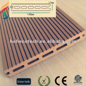 WPC decking floor eco-friendly wood pastic composite decking floor