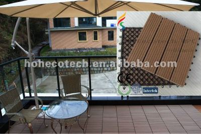 eco-friendly wood plastic composite decking tile/diy tile/ floor tile