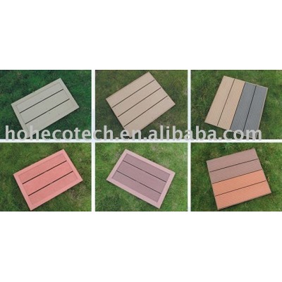 Assembled wpc flooring board