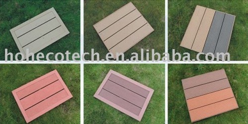 Assembled wpc flooring board