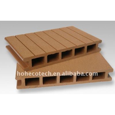 outdoor decking (made from wood and plastic)