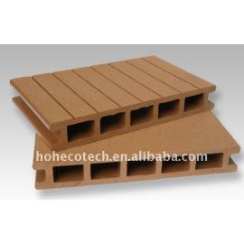 outdoor decking (made from wood and plastic)