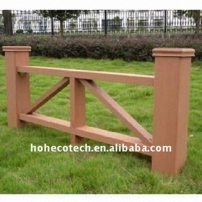 garden using wood plastic composite Railing wpc