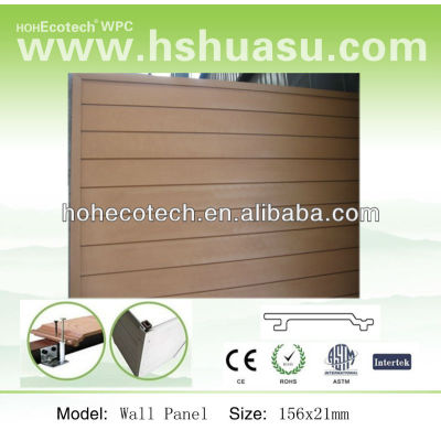 eco-friendly popular plastic wood composite wall cladding/outdoor wall