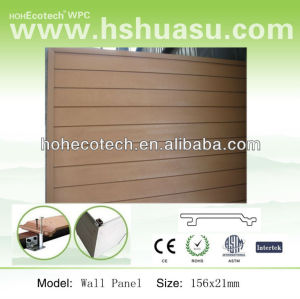 eco-friendly popular plastic wood composite wall cladding/outdoor wall
