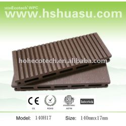 固体木の合成の外のDecking
