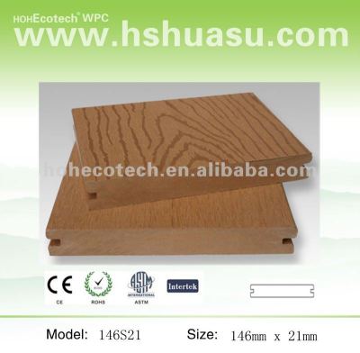Promote! Anti-UV water-proof wpc outdoor decking (CE Reach ROHS)