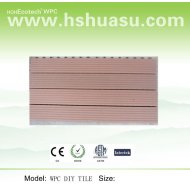 木製のプラスチックDIY deckingの床