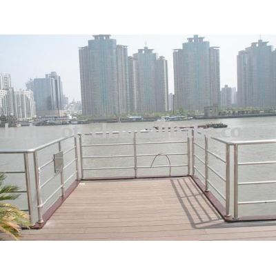 wood plastic composite flooring/decking-easy install