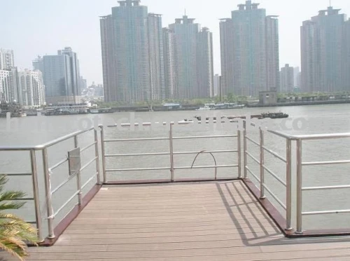 wood plastic composite flooring/decking-easy install