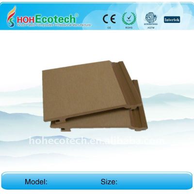 wood plastic composite wall cladding system