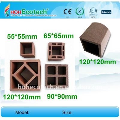 stair RAILING/handrail Resistant to insects indoor/outdoor wpc fencing wpc post