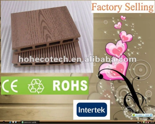 CE RoHS GS ASTM G&amp;S Outdoor WPC hollow decking floor