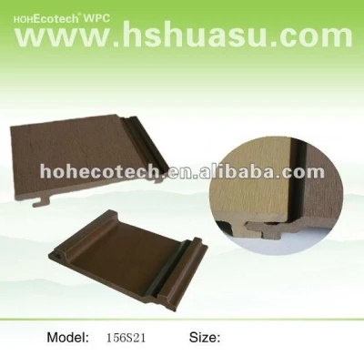 Easy to install Wood Plastic Composite cladding outdoor WPC wall panel