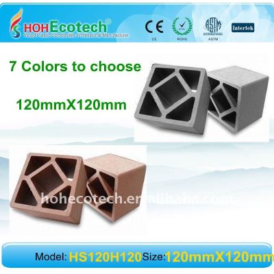 indoor/outdoor wpc fencing wpc post wood fence Wood Plastic Composites post