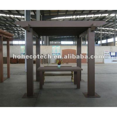 Wood Plastic composite wpc pergolas/gazebo