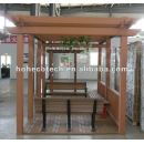 Pergola en bois de wpc composé en plastique en bois