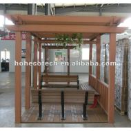 木製のプラスチック合成のwpcの木のpergola