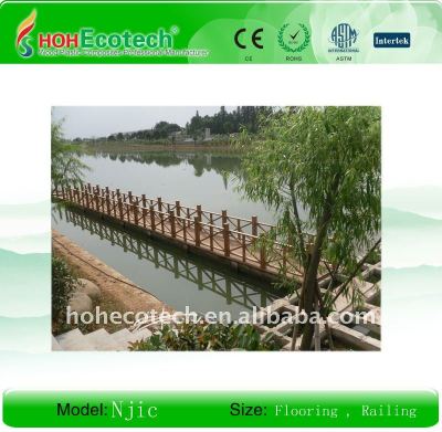 wpc outdoor decking , railing(ISO9001,ISO14001,ROHS,CE)