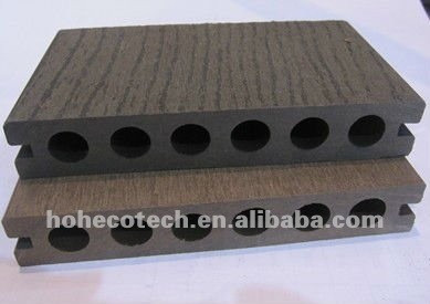 wood plastic composite terrace floor