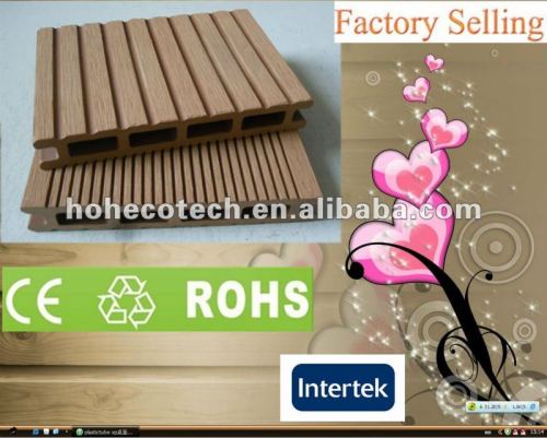 Promotion! Recycled anti-UV water-proof outdoor wpc decking (CE RoHS)